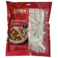 Pungă Tip Capac cu Elastic ZOREX 42 cm 100 bucăți/set