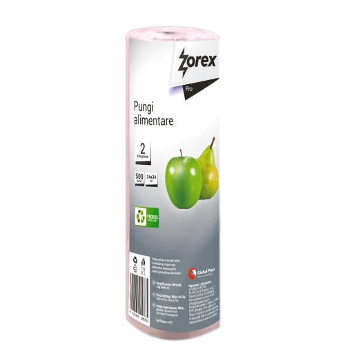 Pungi alimentare Zorex Pro transparente capacitate 2 kg