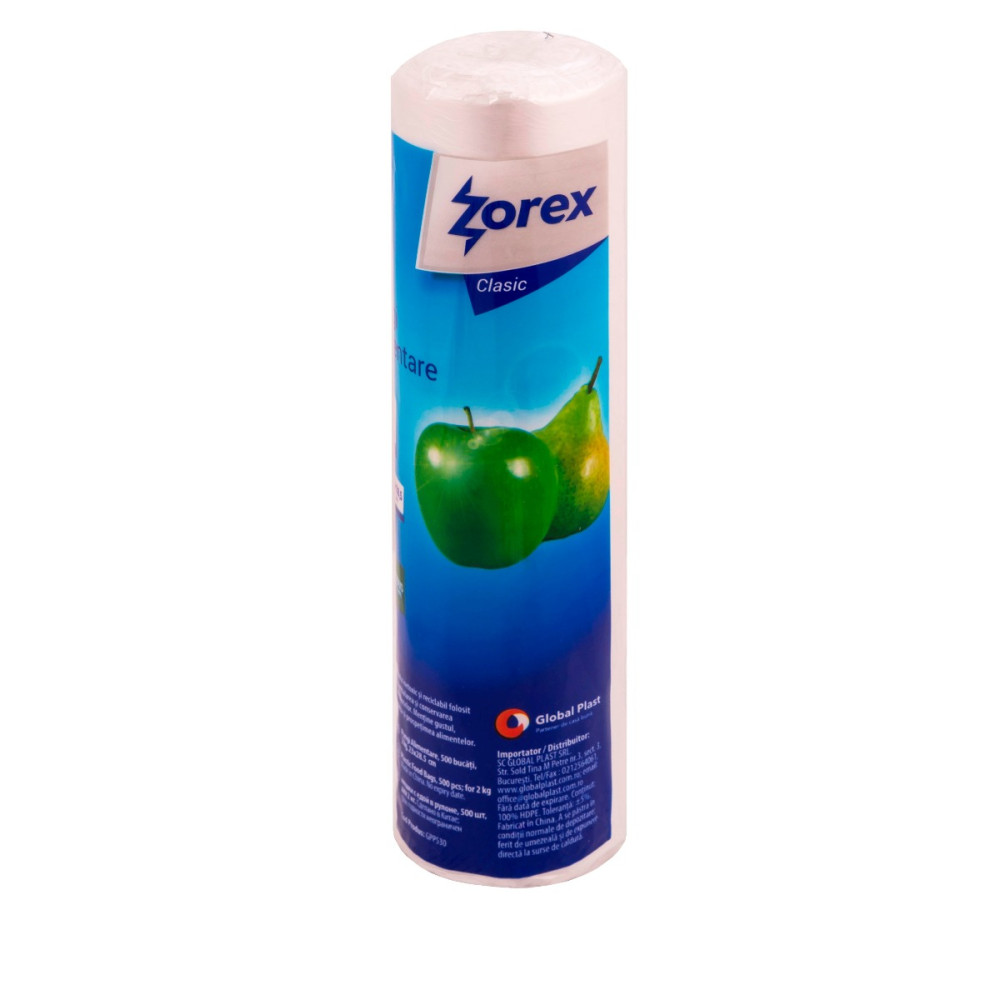 Pungi alimentare Zorex Clasic transparente capacitate 2 kg